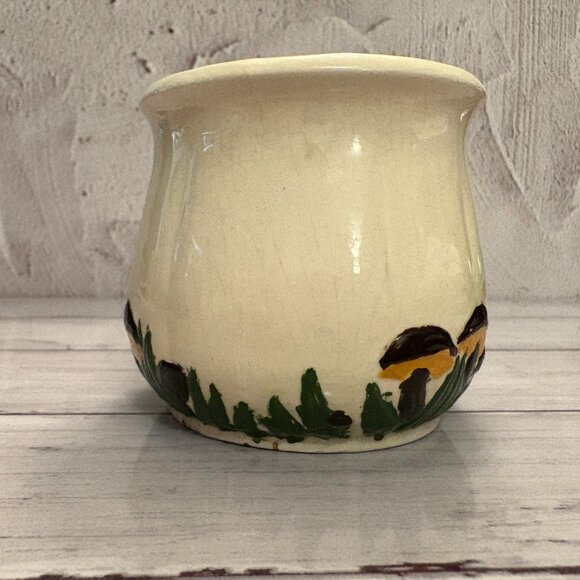 Vintage Mushroom Mug, Retro 1975 Duncan Ceramics Coffee Cup (SKU: 223MI) - Picture 2 of 10